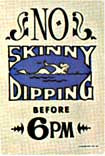 Skinny Dipping Sign #41353